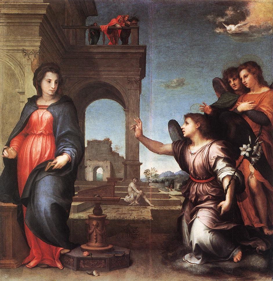 Andrea del Sarto The Annunciation